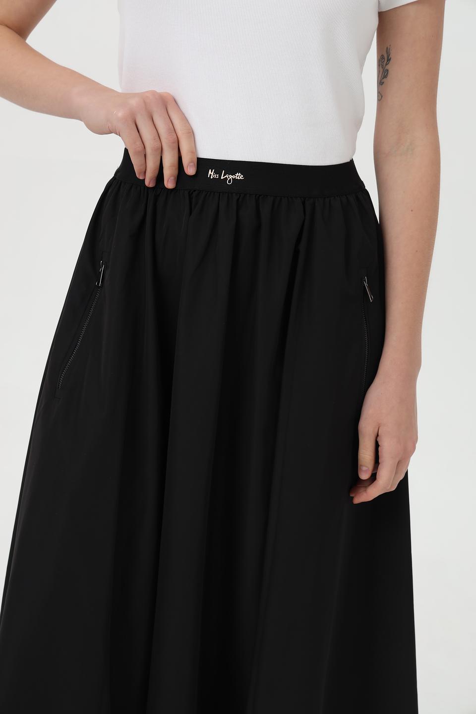 Юбка Miss Lagotte с карманами черная