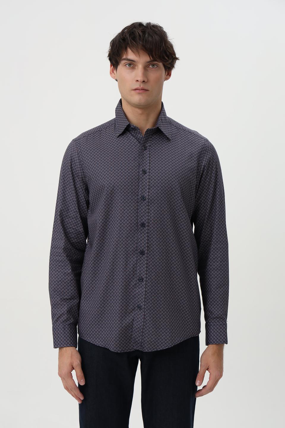 Рубашка Casa Moda с принтом