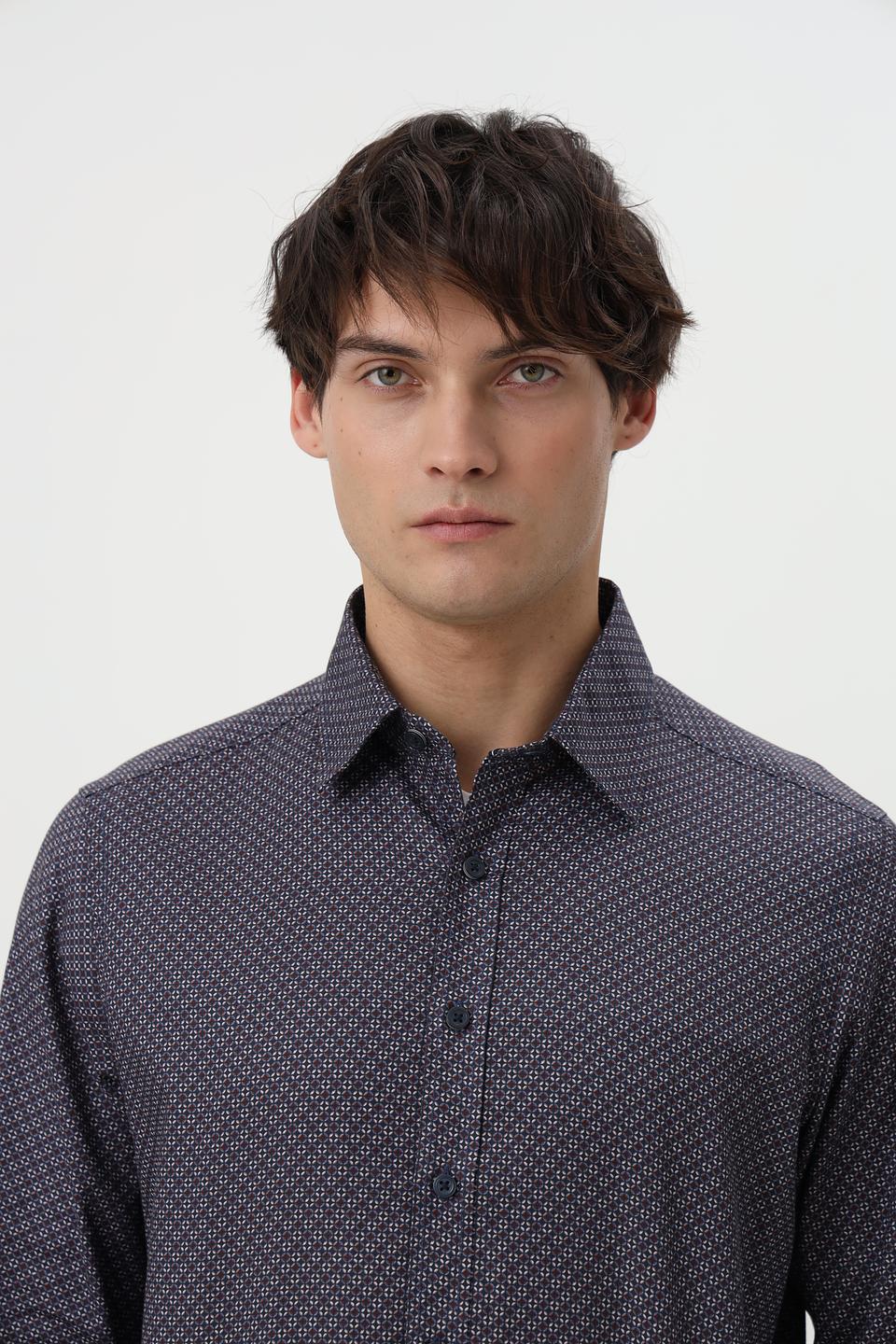 Рубашка Casa Moda с принтом