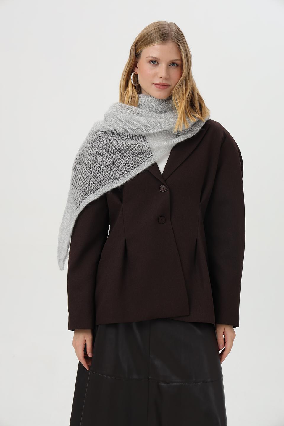 Шарф Julia Florenzi светло-серый