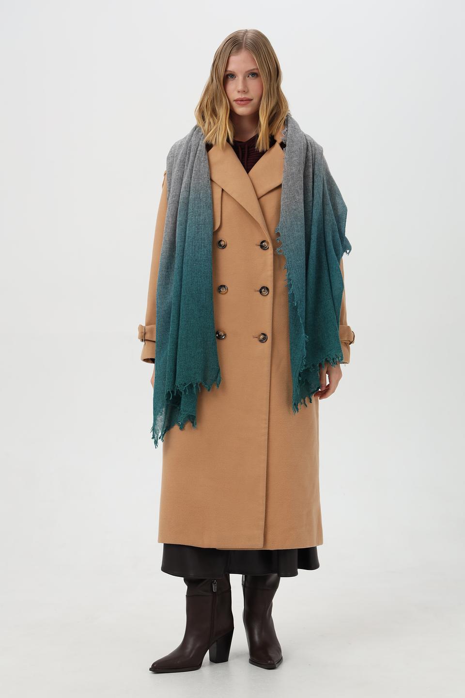 Шарф Fraas градиентный зелёный