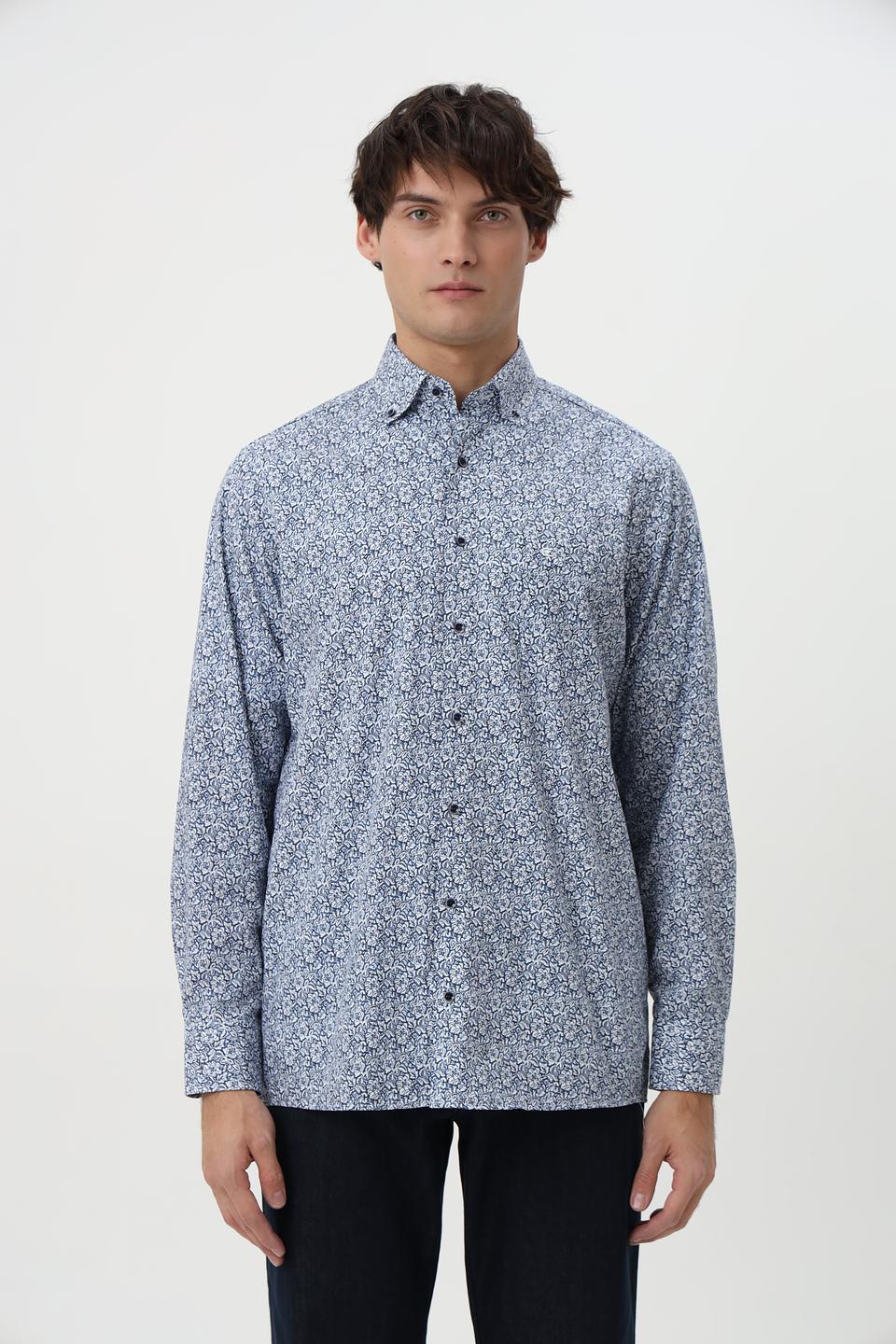 Рубашка Casa Moda с принтом