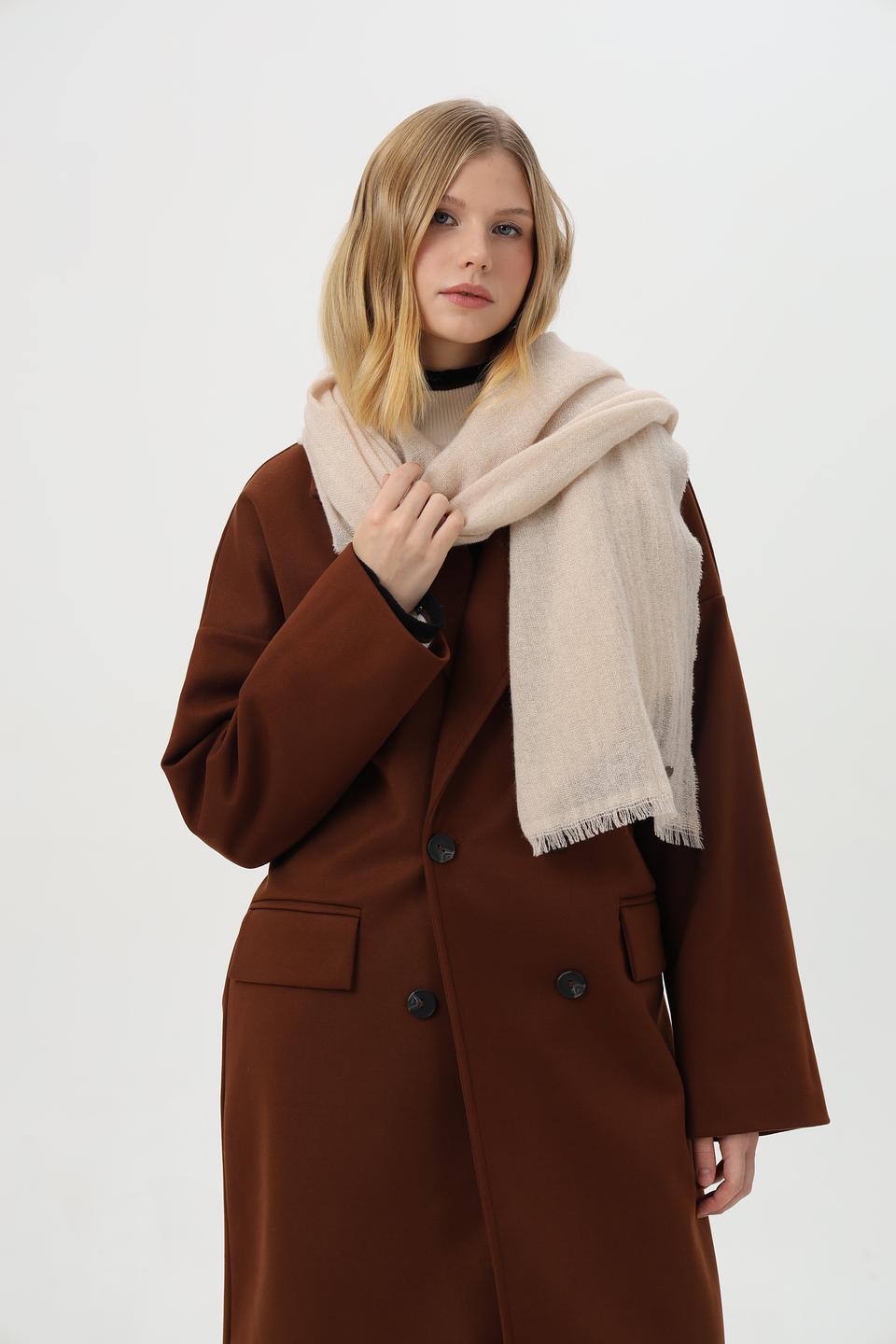 Шарф Marc Cain кашемировый бежевый