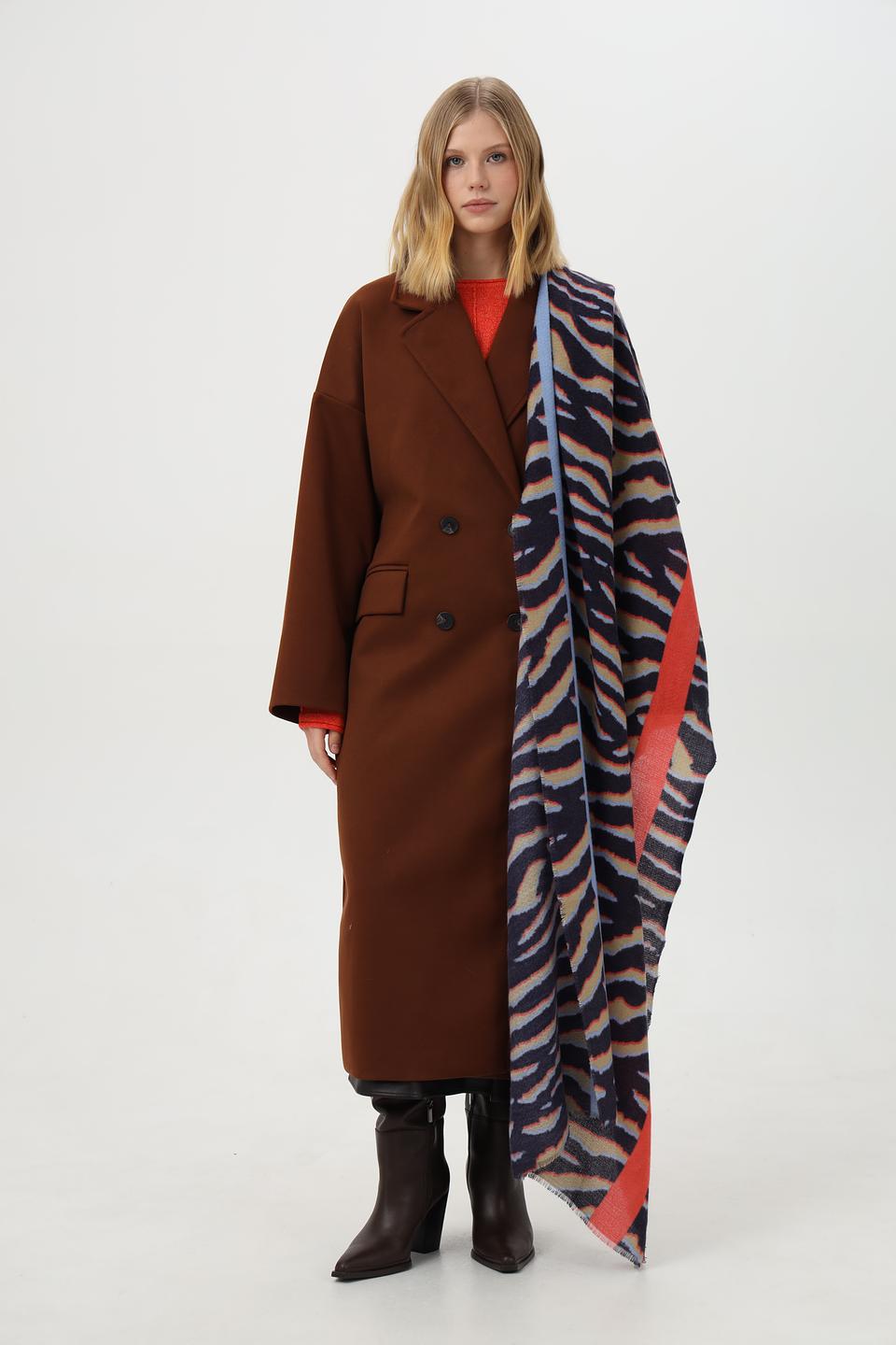 Шарф Bianca с тигровым принтом