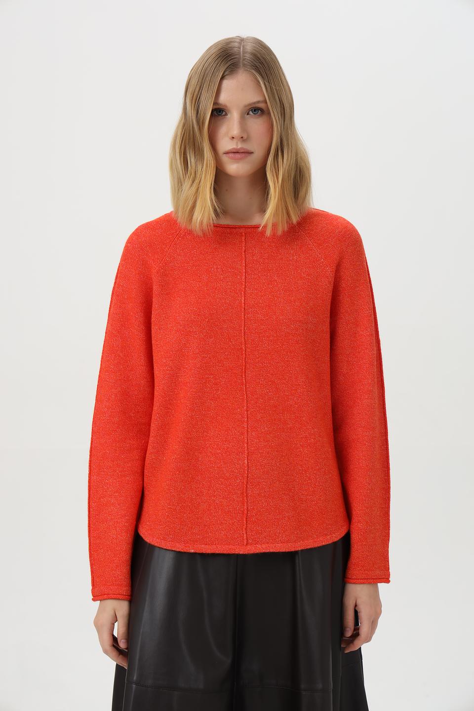 Пуловер Bianca терракотовый