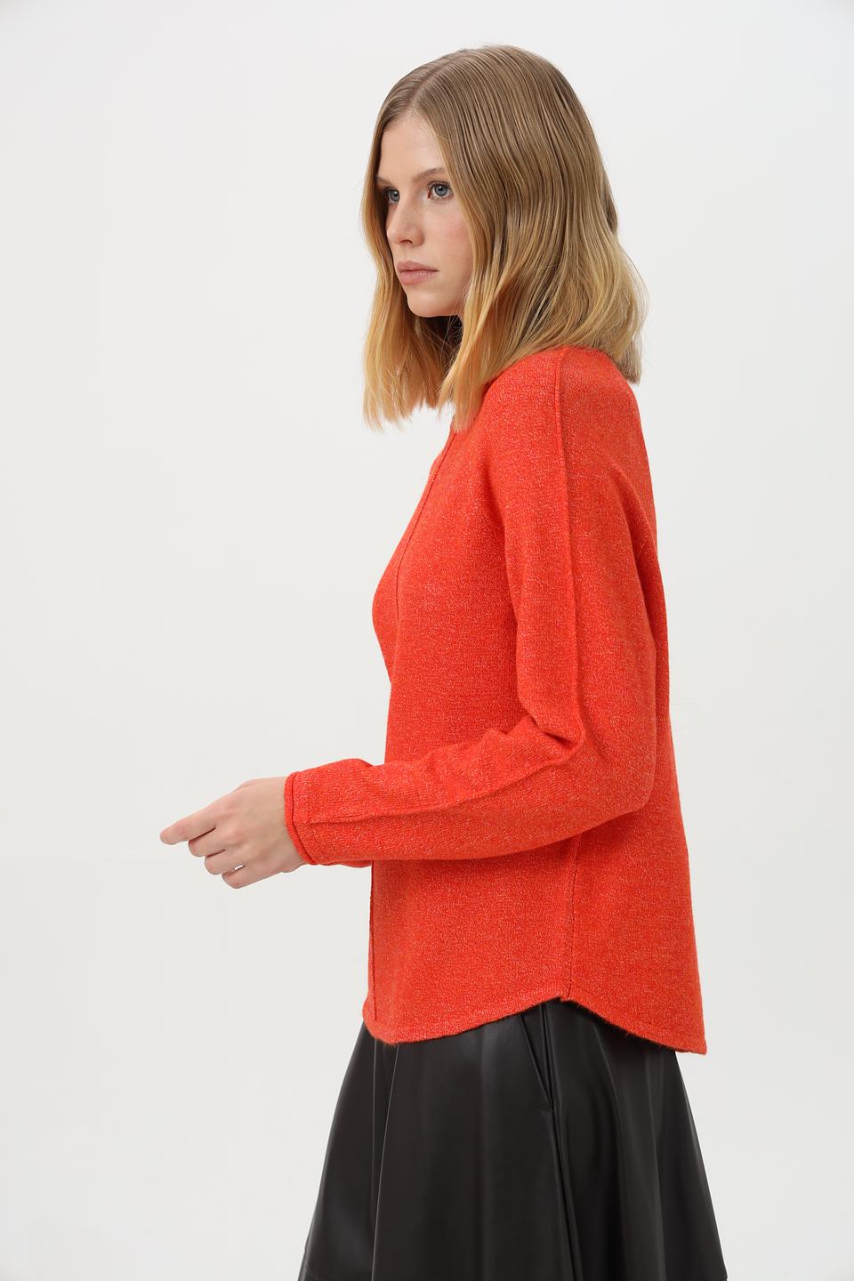 Пуловер Bianca терракотовый