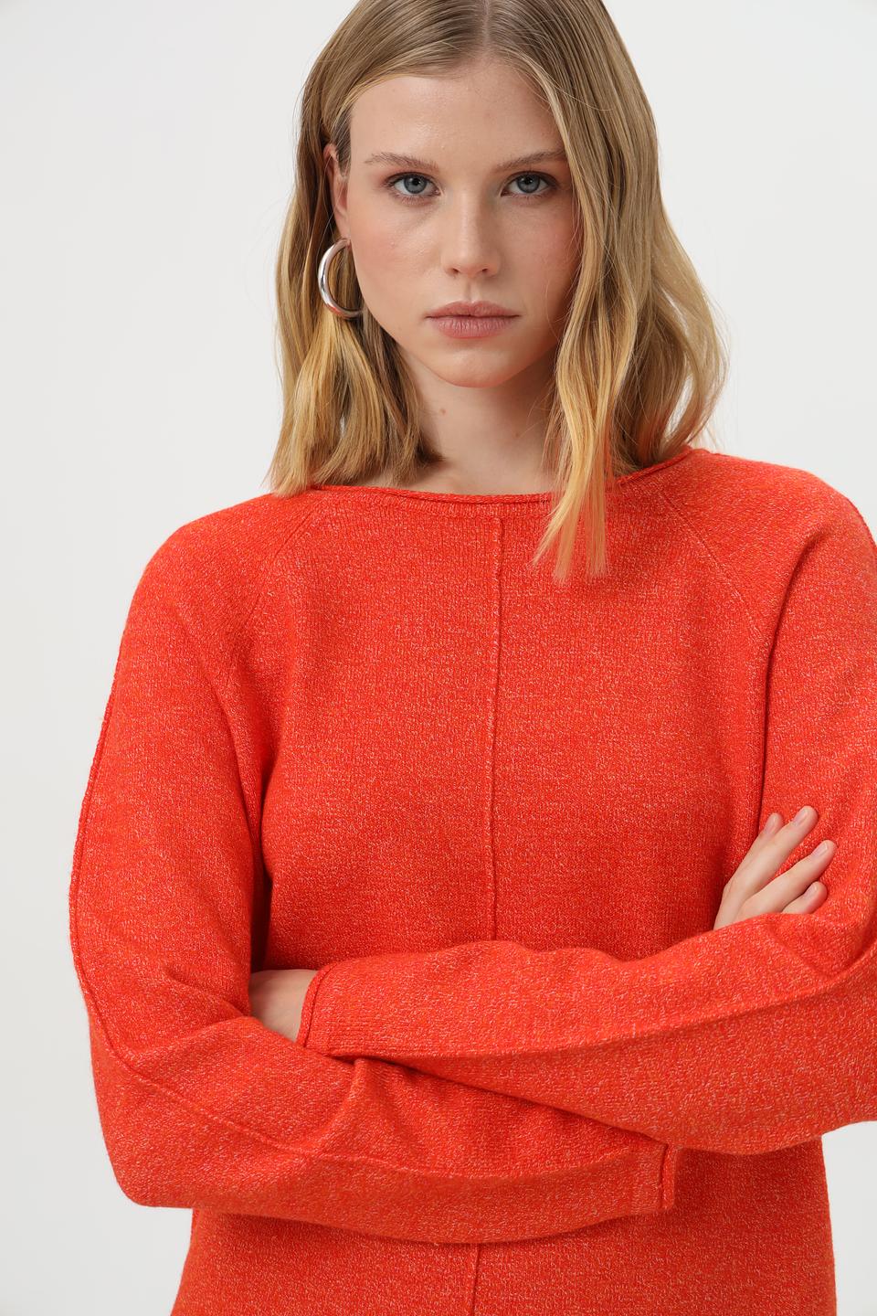 Пуловер Bianca терракотовый