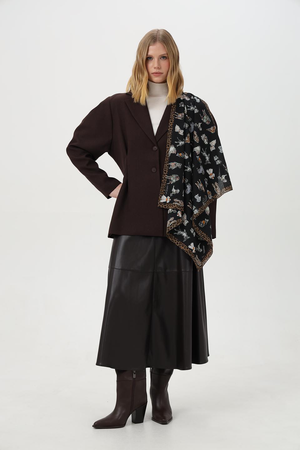 Платок Marc Cain с принтом