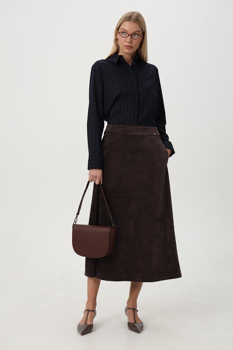 Юбка Cinque вельветовая миди