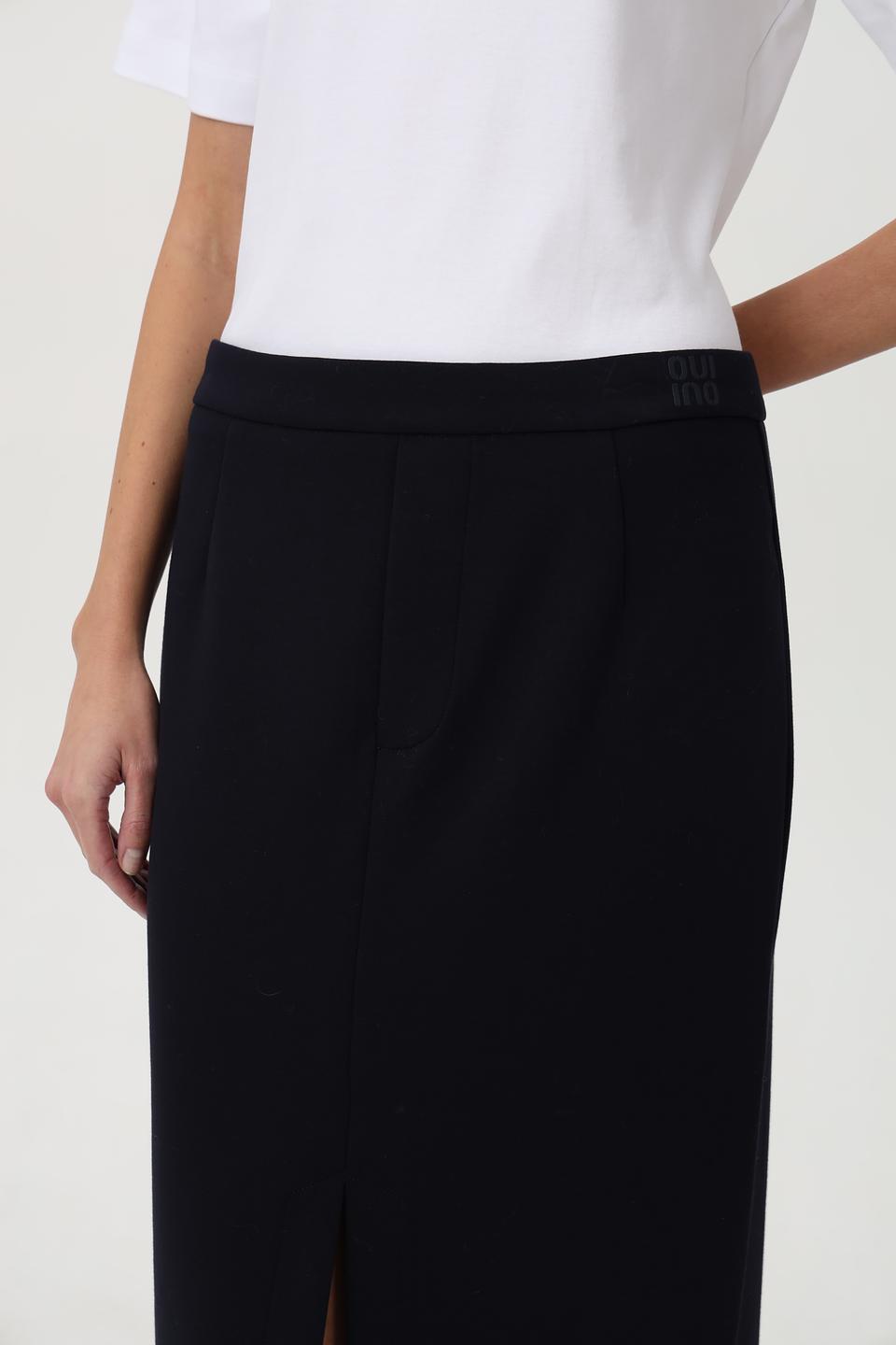 Юбка Oui с разрезом миди