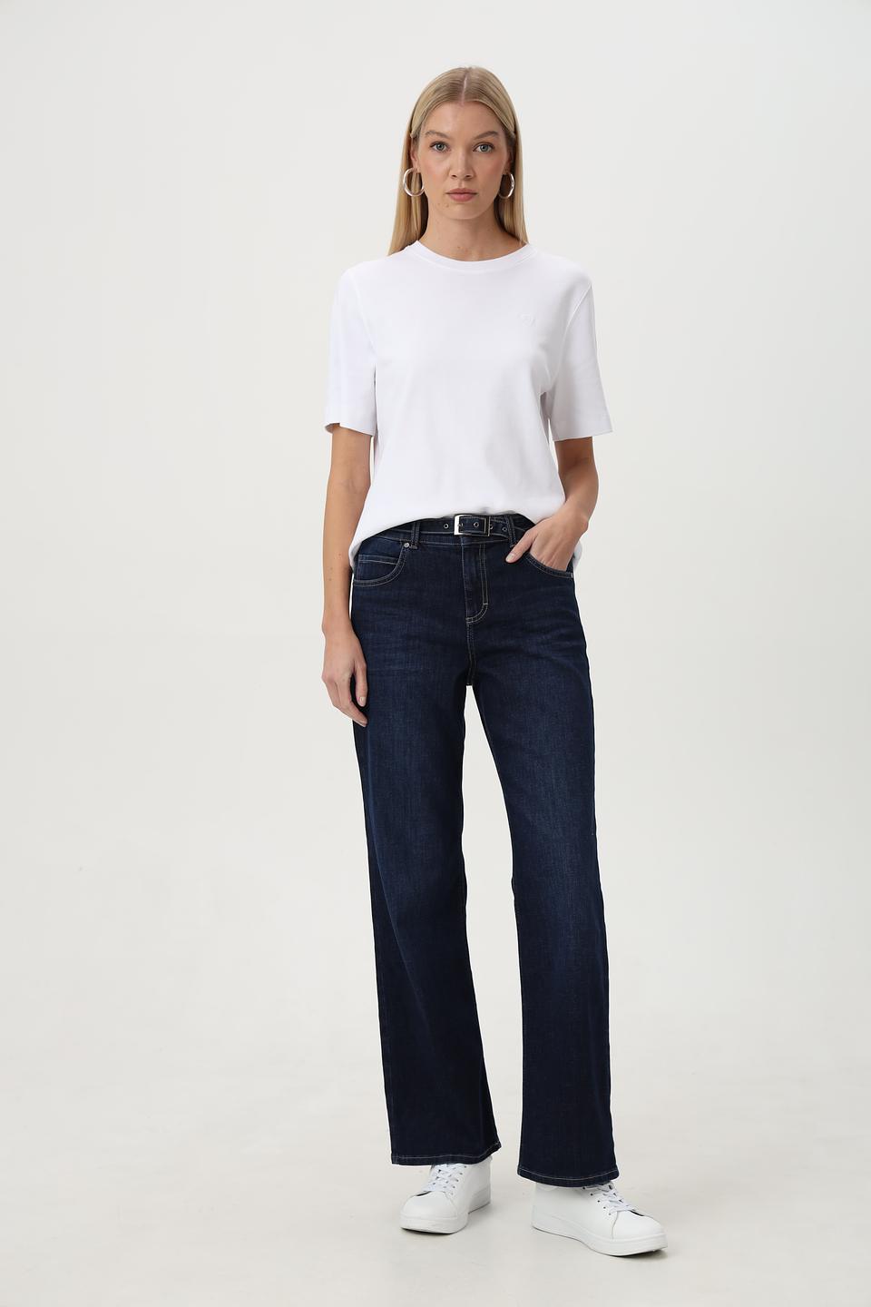 Джинсы Angels клеш темно-синие