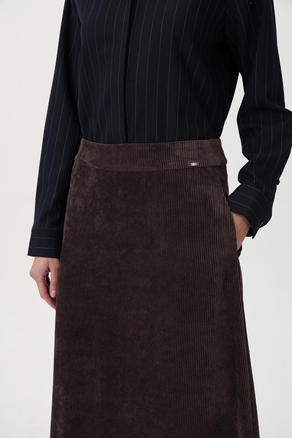 Юбка Cinque вельветовая миди