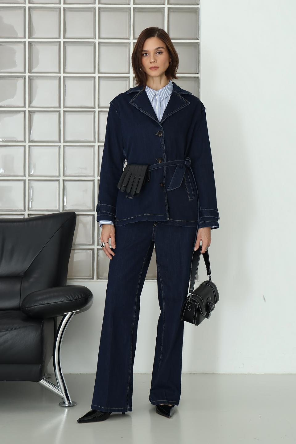 Джинсы клеш Steilmann