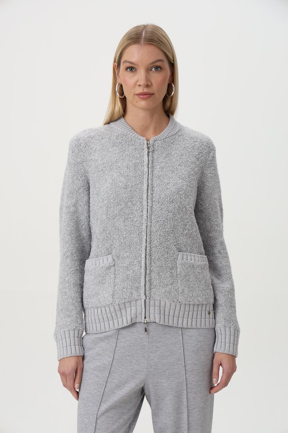 Жакет Olsen серый с застежкой