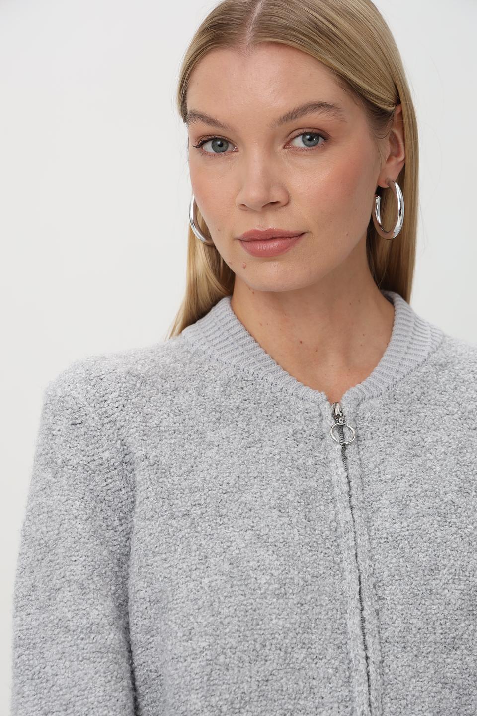 Жакет Olsen серый с застежкой