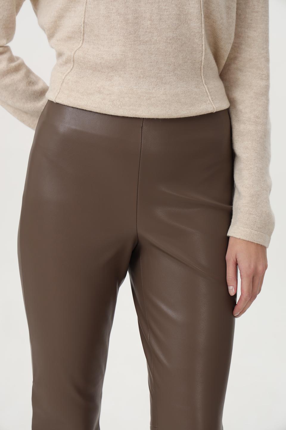 Брюки Oui из экокожи