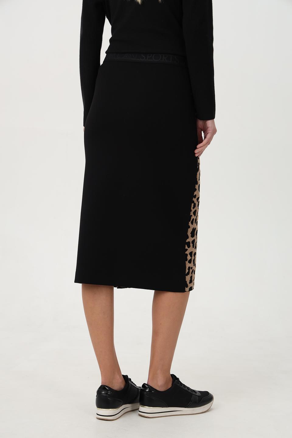 Юбка Marc Cain Sports с леопардовым принтом