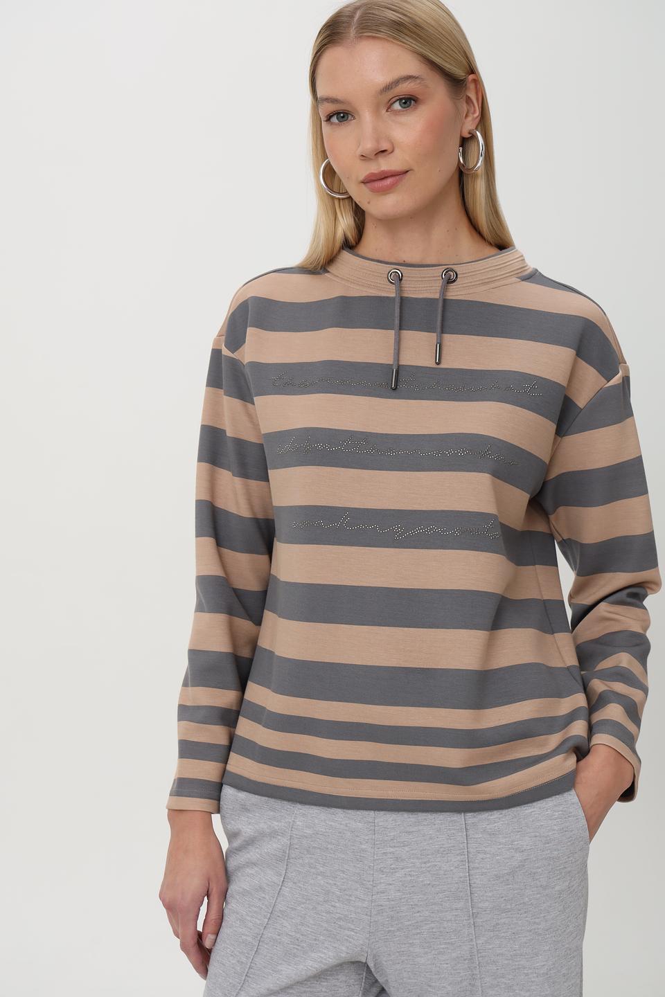 Пуловер Barbara Lebek в полоску