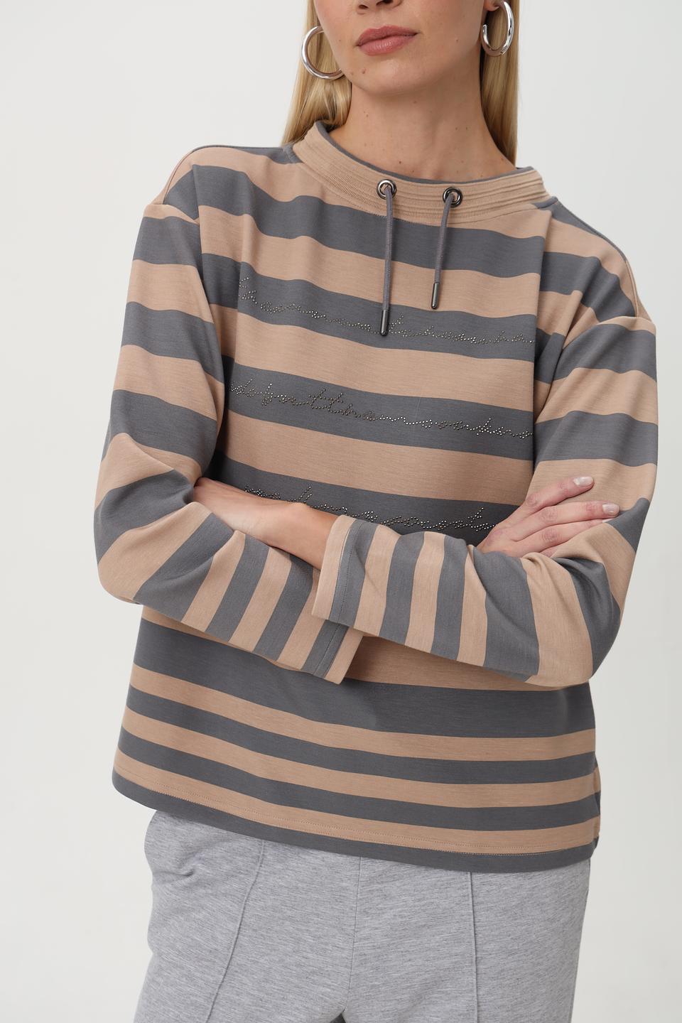 Пуловер Barbara Lebek в полоску