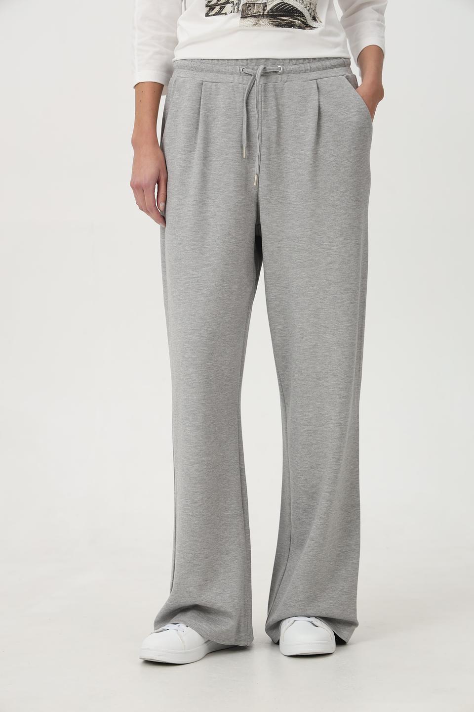 Брюки палаццо Broadway серые