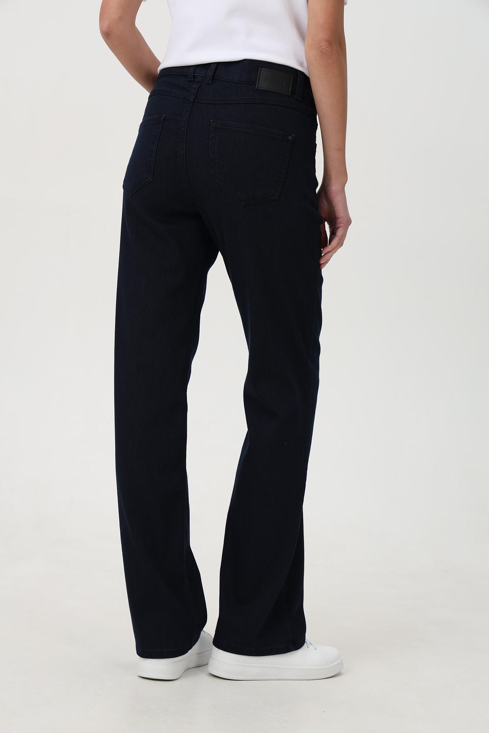 Джинсы Angels прямого кроя тёмно-синие