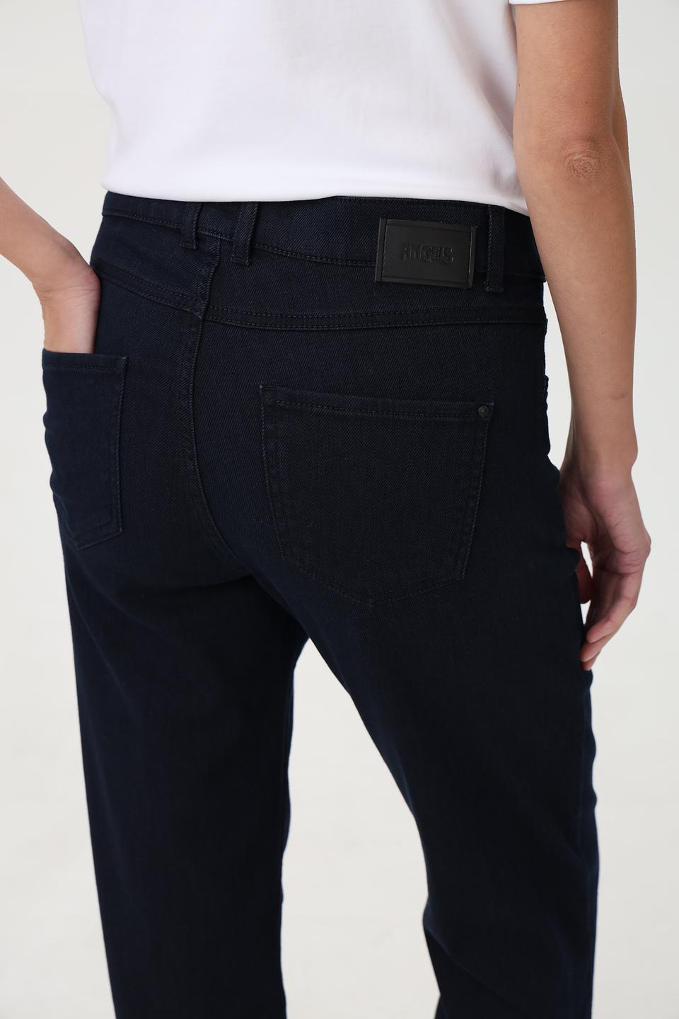 Джинсы Angels прямого кроя тёмно-синие