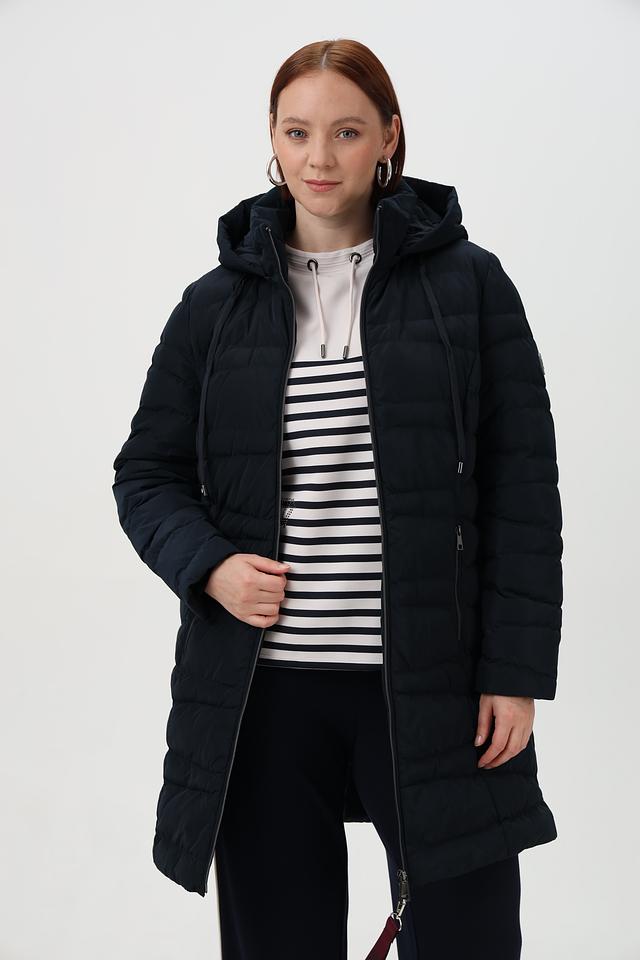 Пальто Barbara Lebek стеганое черное