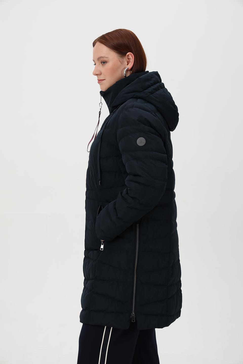 Пальто Barbara Lebek стеганое черное