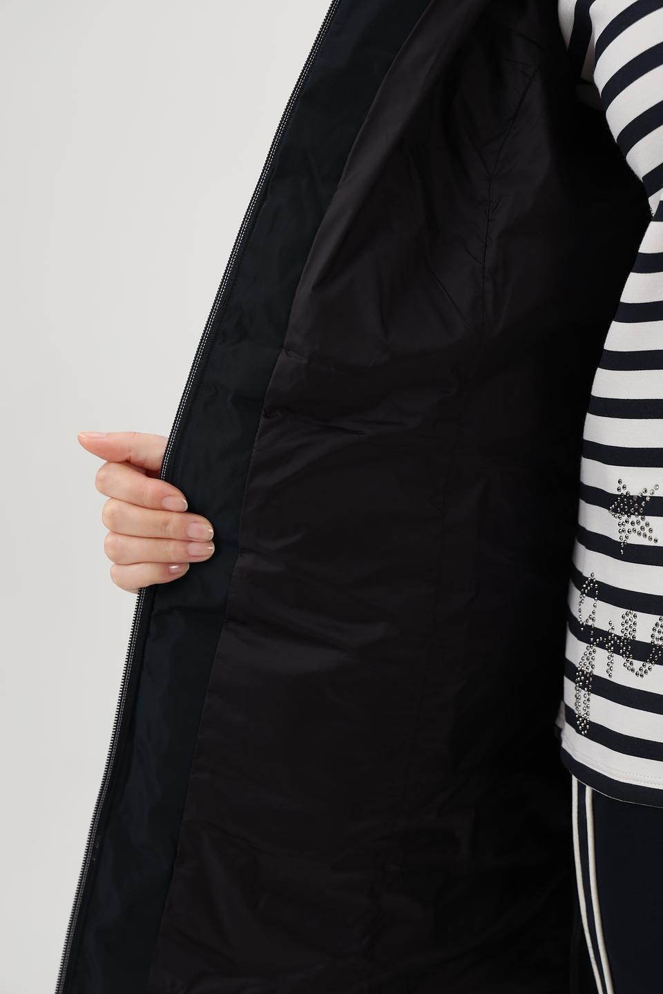 Пальто Barbara Lebek стеганое черное