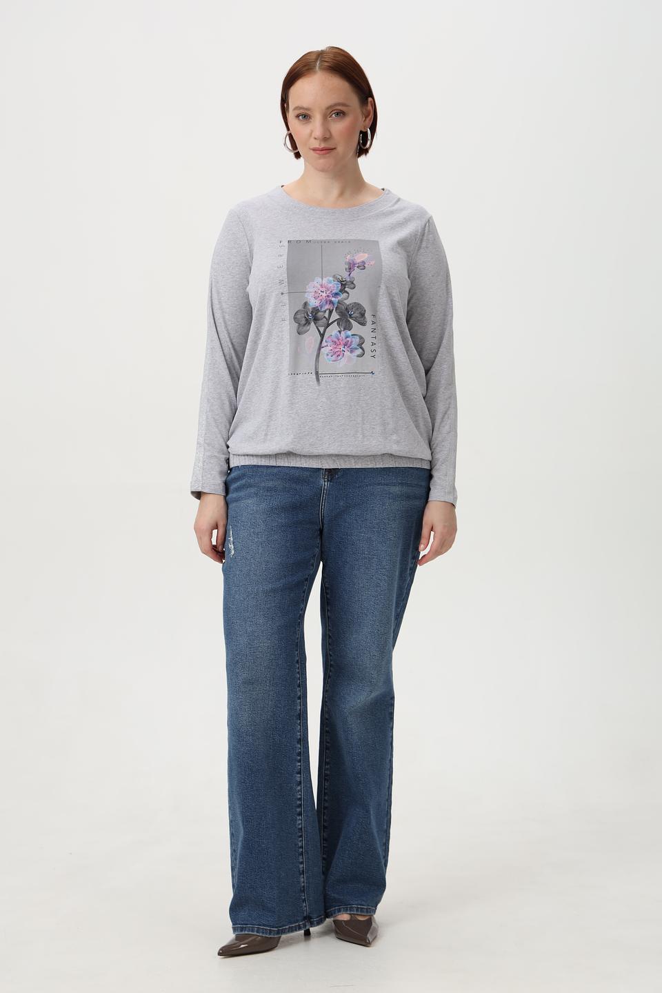 Лонгслив Olsen с цветочным принтом