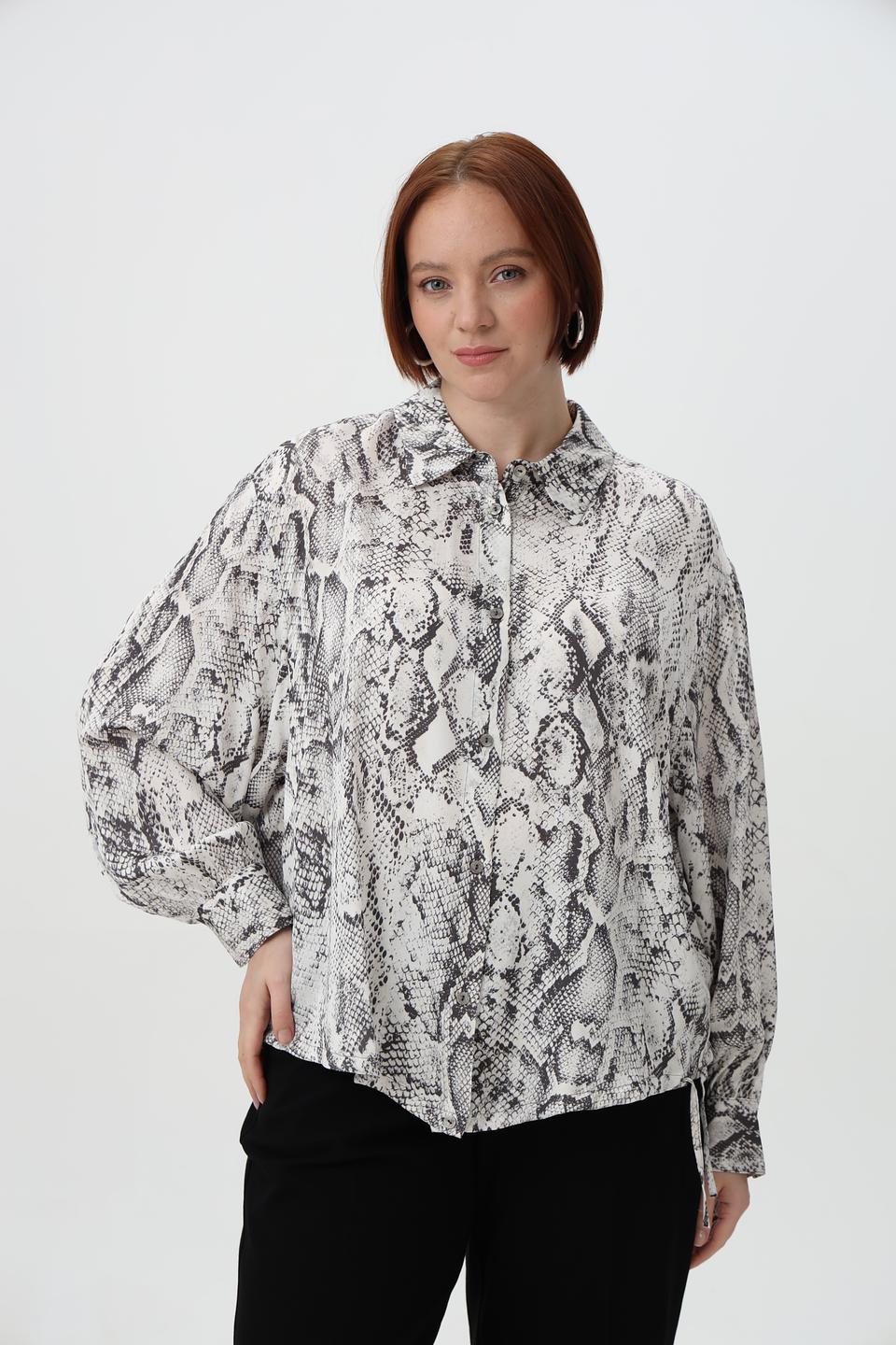 Блузка Tuzzi с принтом змеи