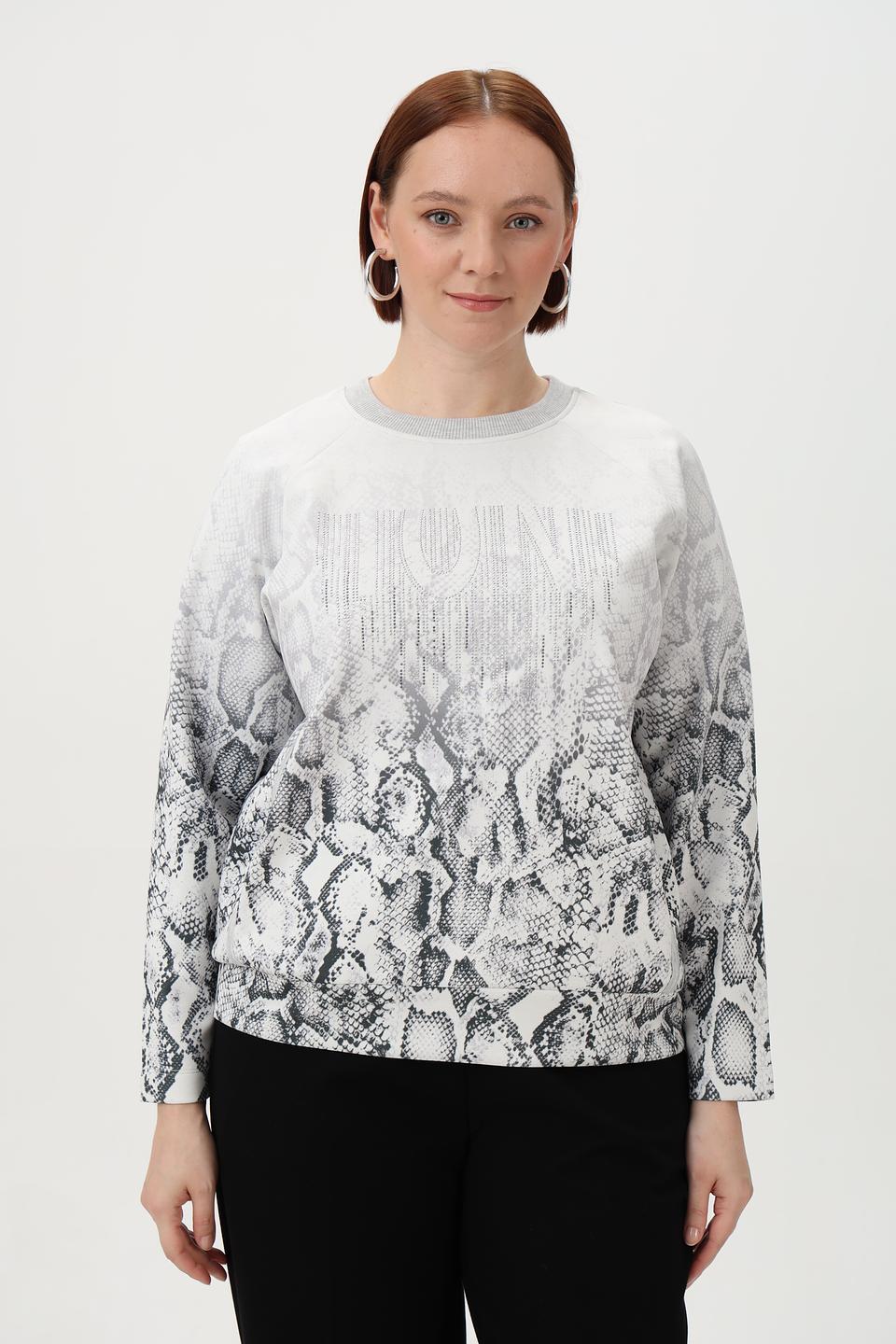 Пуловер Tuzzi с принтом "змея"