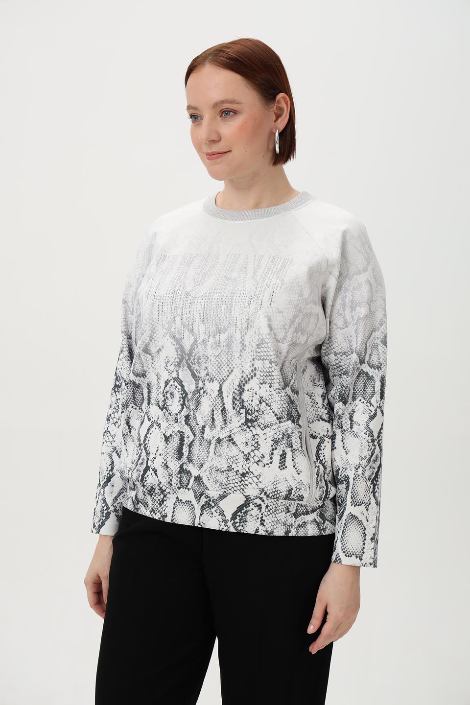 Пуловер Tuzzi с принтом "змея"