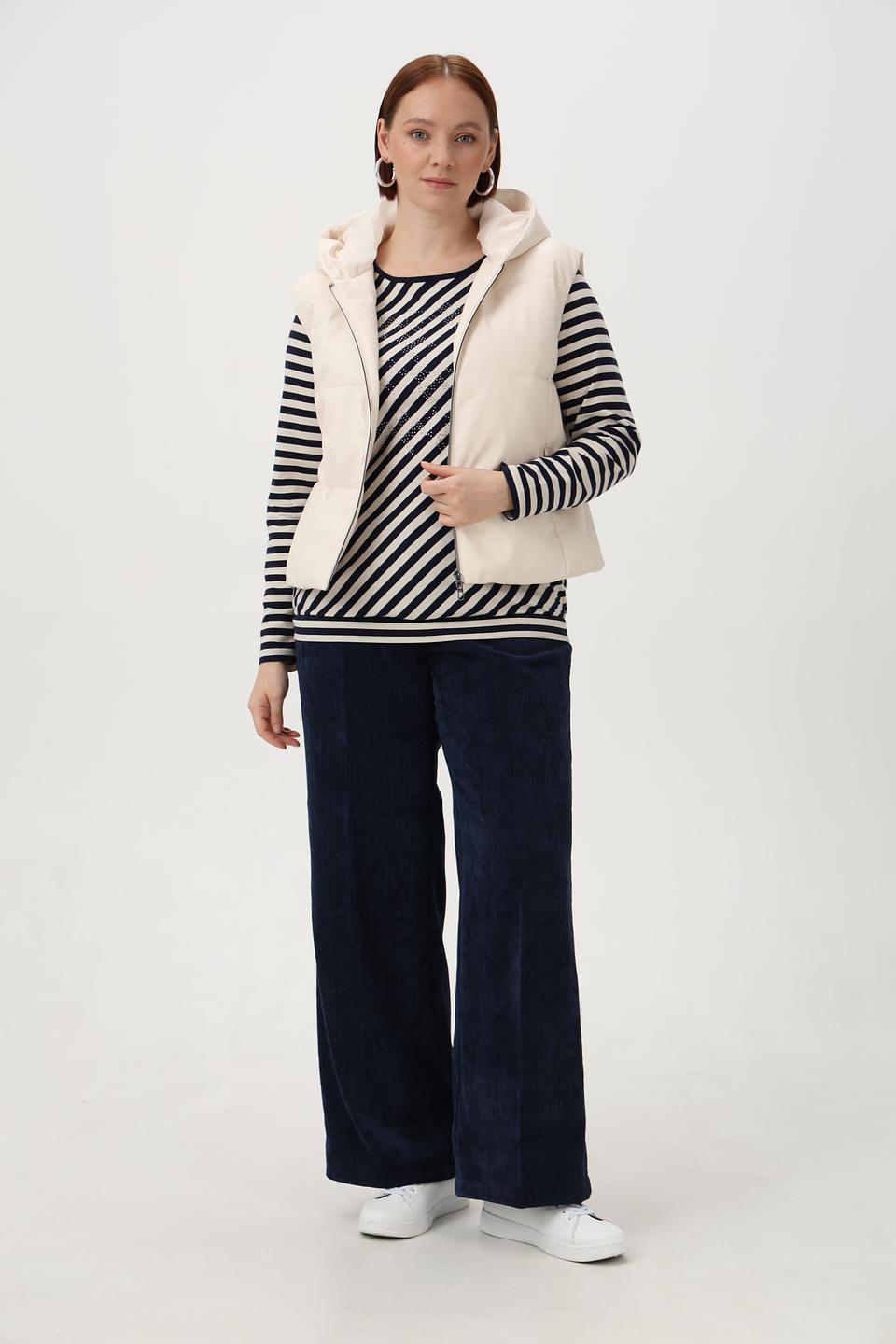 Жилет Tuzzi стеганый с капюшоном бежевый