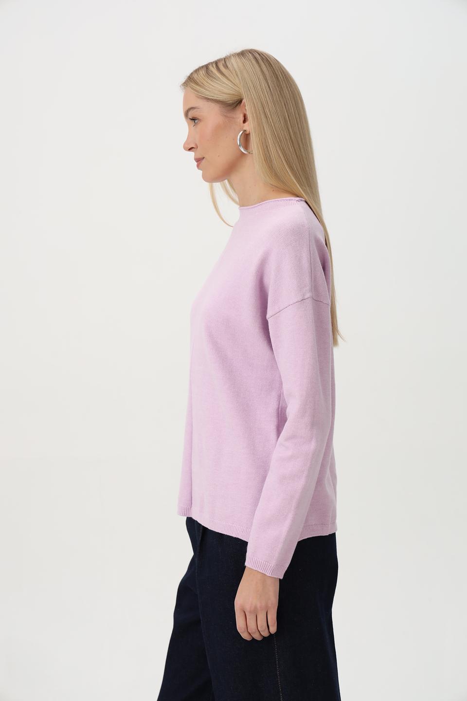 Пуловер Frank Walder женский лавандовый