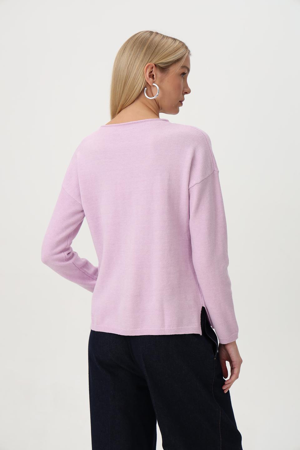 Пуловер Frank Walder женский лавандовый