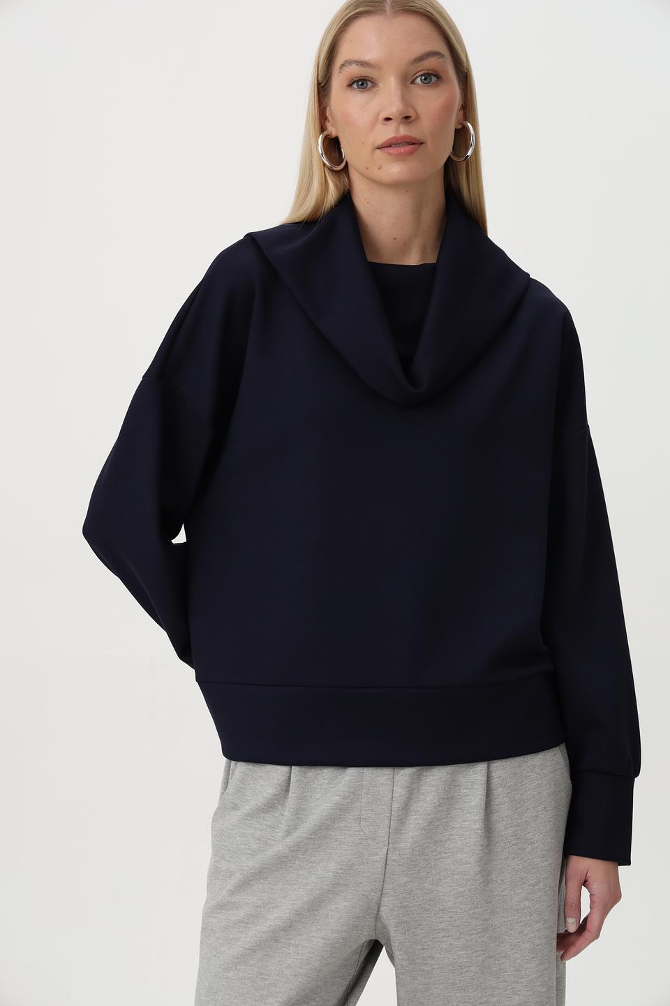 Пуловер Rich and Royal с воротником-хомутом