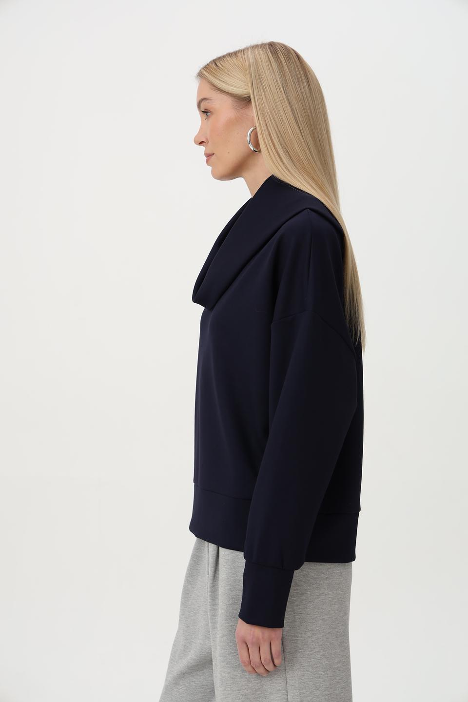 Пуловер Rich and Royal с воротником-хомутом