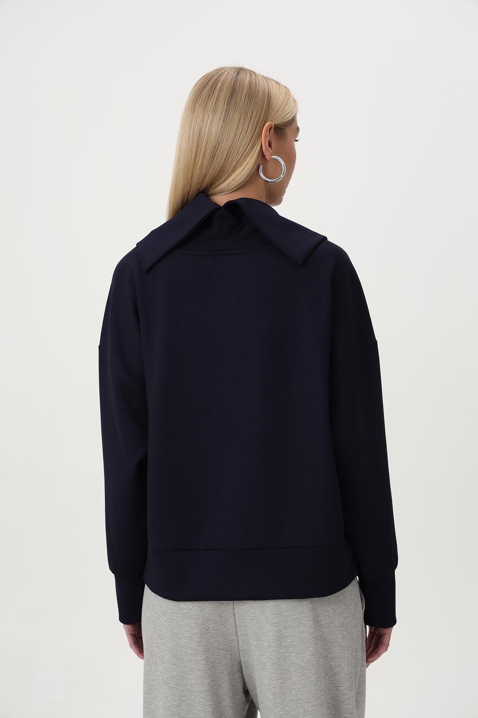 Пуловер Rich and Royal с воротником-хомутом