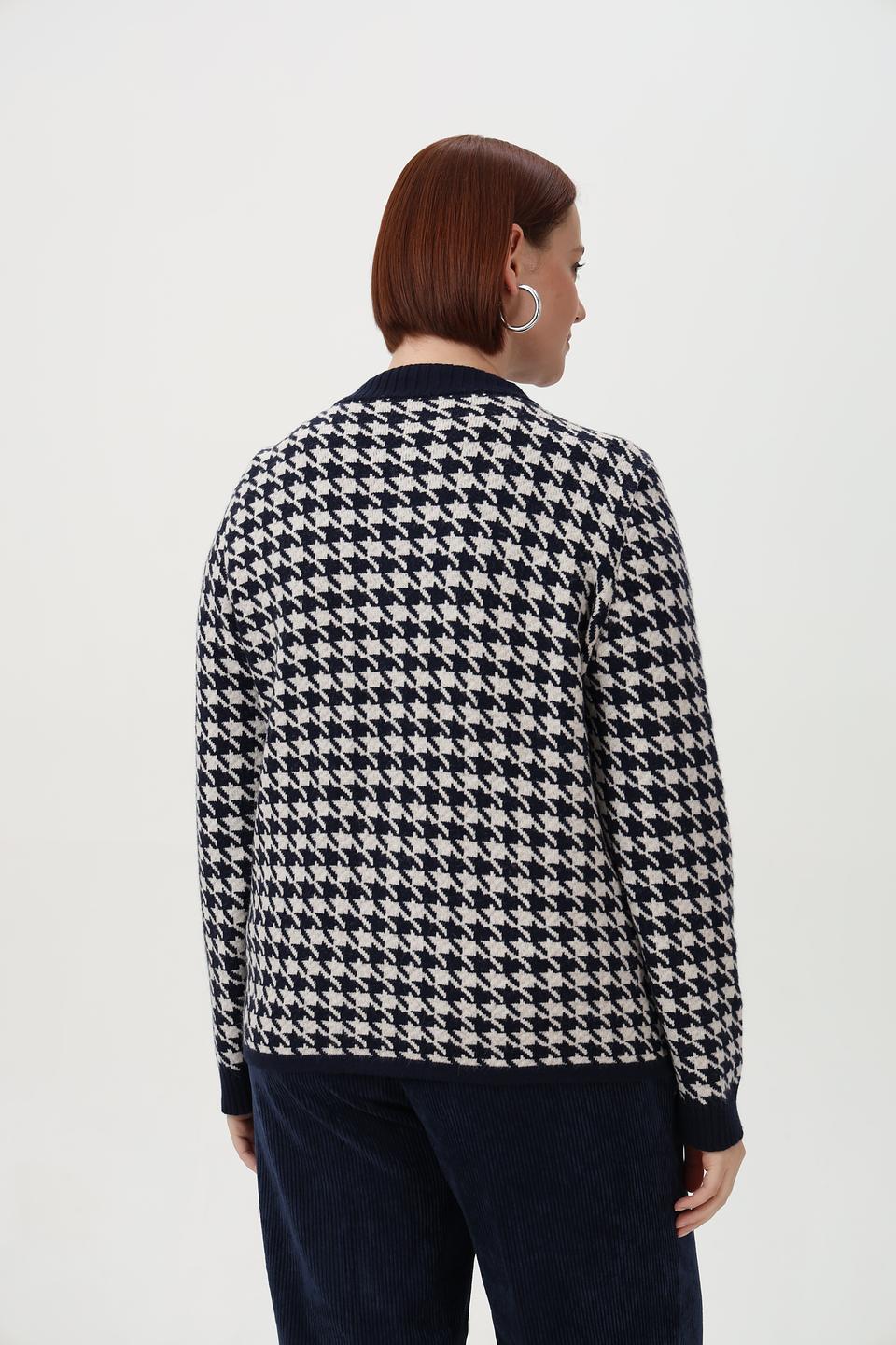 Жакет Olsen в клетку «гусиная лапка»
