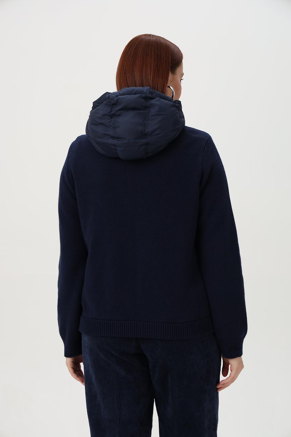 Жакет Olsen стеганый темно-синий