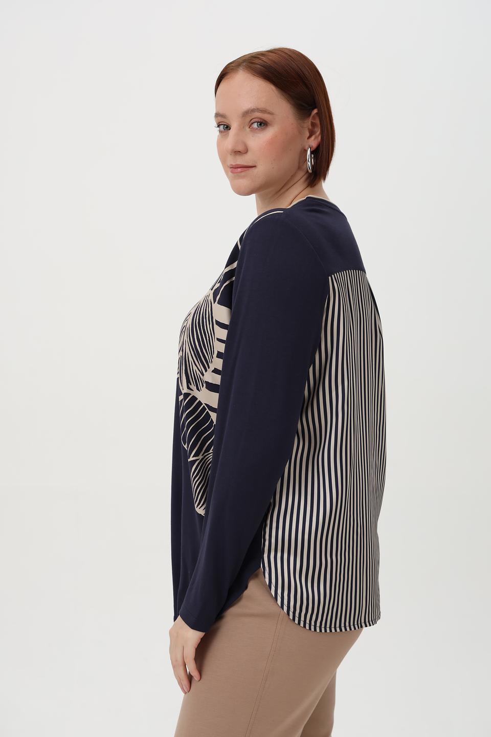 Блузка Barbara Lebek с принтом