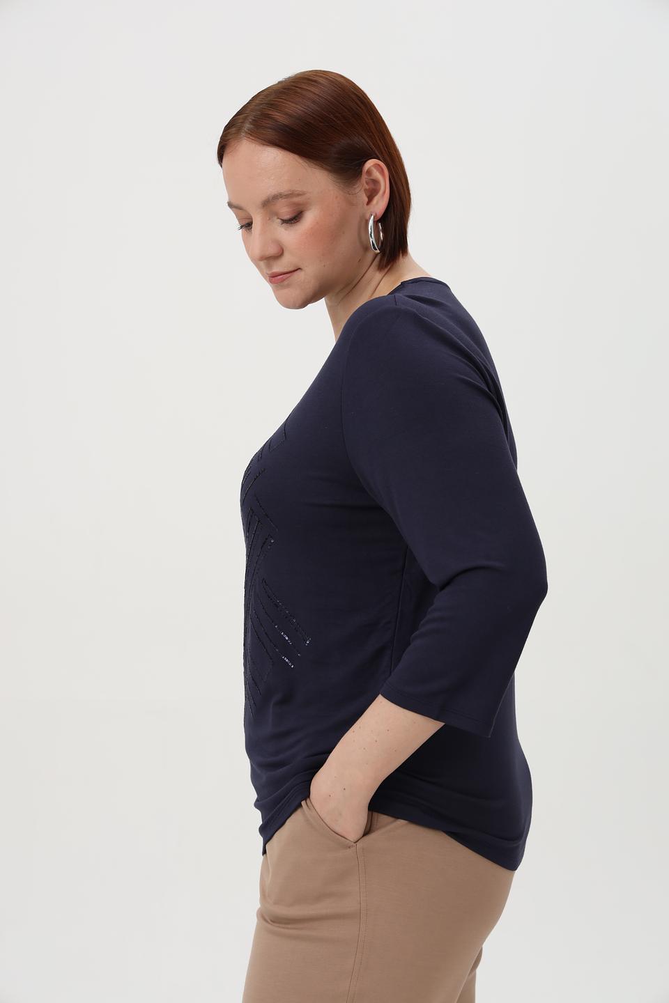 Блузка Barbara Lebek с вышивкой