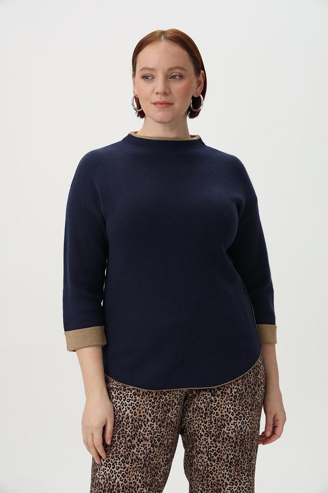 Пуловер Bianca с отделкой