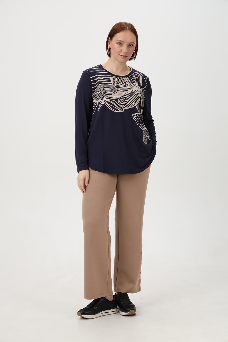 Брюки Barbara Lebek бежевые