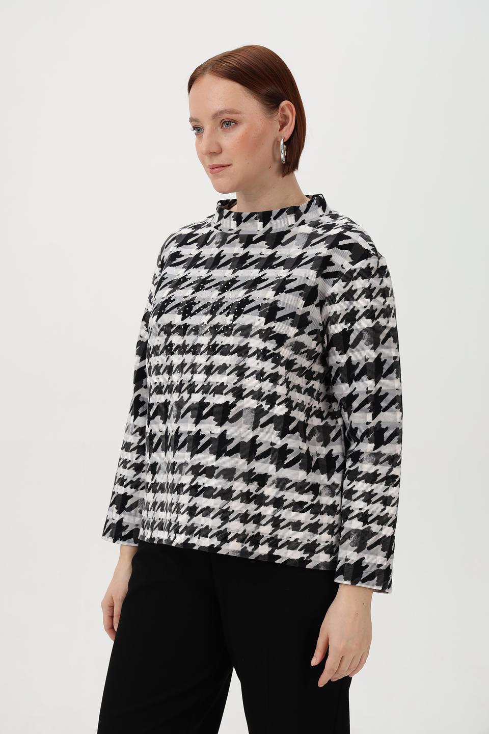 Пуловер Rabe collection в клетку