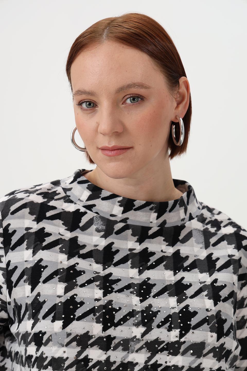 Пуловер Rabe collection в клетку