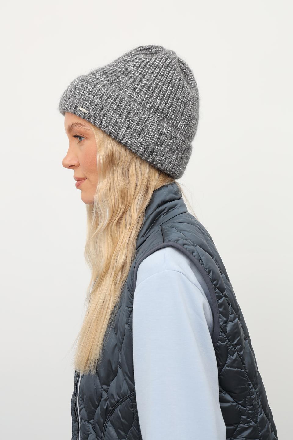 Шапка Marhatter вязаная серая