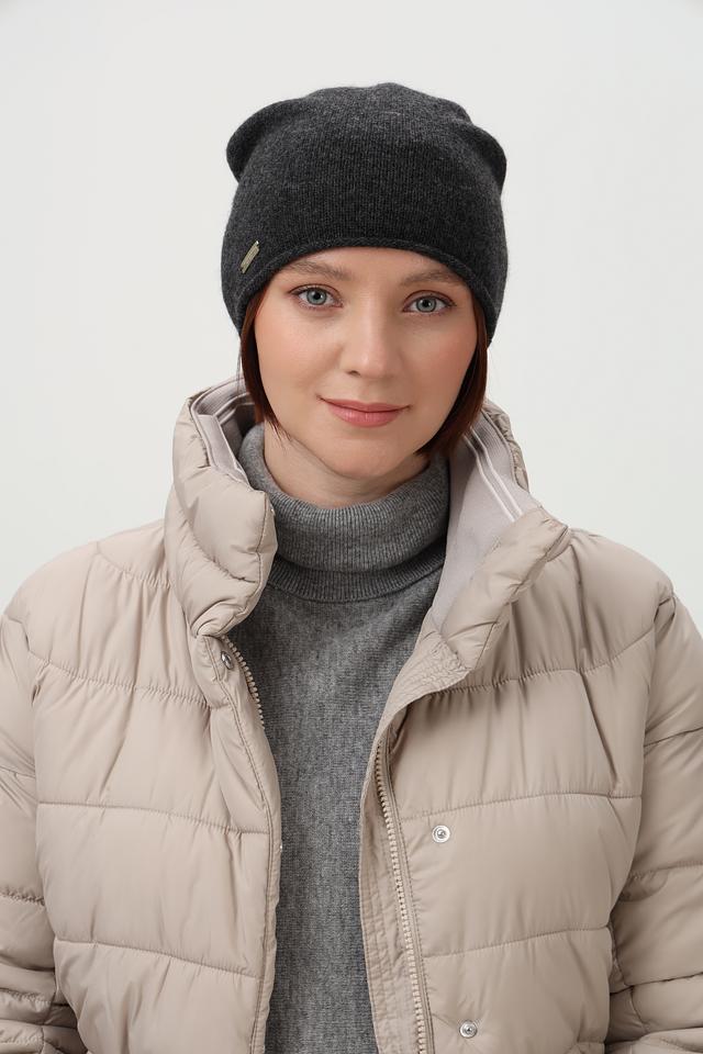 Шапка Seeberger кашемир графит