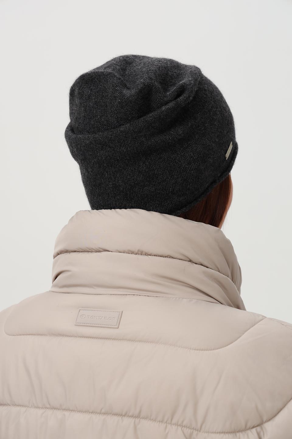 Шапка Seeberger кашемир графит